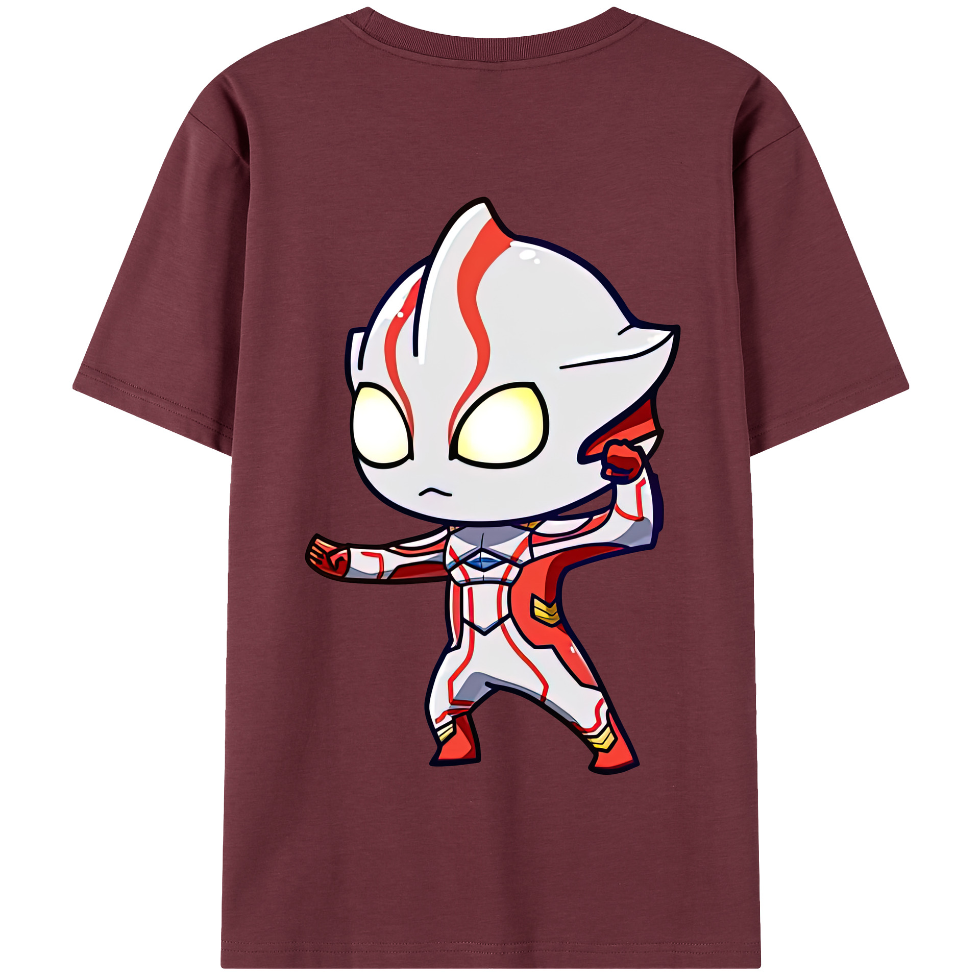 （画像用） ウルトラマン Ultraman 綿100％半袖Tシャツ（背面プリント）